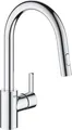 GROHE Feel 31486001 Spültischarmatur mit ausziehbarem Auslauf Chrom