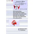 Olympia Visitenkarten Laminierfolien (Spezial, 100 Stück, 125 µm) (9179)