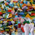 Mosaikfliesen Glasmosaik Zum Basteln Mosaiksteine Buntglas-Kit / 850 Stück ca...