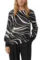 s.Oliver Gemustertes Langarmshirt im Fabricmix