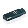 Hama 32 GB USB-Stick USB 3 Datenstick (70 MB/s Datentransfer, mit Öse zur Befestigung am Schlüsselring, Speicherstick, Memory Stick aus Metall, geeignet für Windows/MacBook) Petrolblau