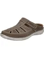 Josef Seibel Herren Slipper Anvers 76,Weite K (Extra weit),Wechselfußbett,Schlupfschuhe,schluepfschuhe,Slip-ons,grau-Kombi,41 EU