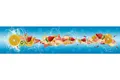 Regul Wanddekoobjekt XL-Dekorpaneel 54683 (XL Wandpaneele ca. 280x65cm - stabile und pflegeleichte PVC Platten zur Wandverkleidung z. B. als Küchenrückwand - 1 Paneel, 3 teilig (Gesamtbild Mosaik Set)