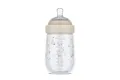 Mepal - Babyflasche Mio Little Dutch - Transparente Kappe zur Aufbewahrung - Anti-Kolik Babyflaschen - Spiralförmiges Design verhindert Verstopfungen - Medizinisches Silikon - 240 ml - Little Goose