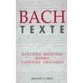 Bach Texte / Breitkopf & Härtel / Taschenbuch