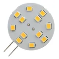G4 LED Stiftsockel 12x2835SMDChip 12V 190Lm 2W(=20W) (Scheibe) warm weiß