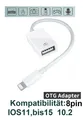 USB A auf Apple Adapter OTG  für iPhone iPad USB-Stick Daten Schnellladen 3.0