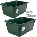2er Set Wildwanne  65 L + 90 L Jagdwanne Universalwanne Lebensmittelecht Petigi