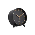 Karlsson [SA2024/12 [DL] Alarm Clock Grace Metal Black -