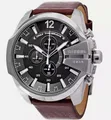 Diesel DZ4290 Mega Chief Chronograph Herrenuhr mit grauem Zifferblatt Ø51mm