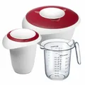 Westmark Back-Set, 3-tlg.: 1 Rührschüssel 2,5 l, 1 Quirltopf 1 l, 1 Messkanne
