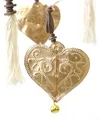 Kleiner Tischschirm aus Bali Garten Schirm Dekoration Party Partyschirm Handarbeit Orient Dekoschirm ca. 40 cm Weiß