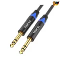 Tisino 6 35 mm TRS Kabel 1 m Stereo Audio Kabel für Gitarre