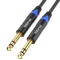 Instrumentenkabel 6,3mm Klinke Stereo professionell geflochten 1m