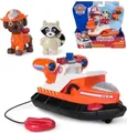 Spin Master PAW Patrol Fire Rescue - Zumas Rettungsboot mit Zuma Hundefigur und Waschbärenfigur, Boot, 3 Jahr(e), Kunststoff, Schwarz, Orange