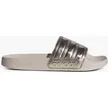 Adidas Adilette Shower Slides Silber, Damen, Größe: 37 - Adidas Adilette Shower Slides Silber, Damen, Größe: 37 - woman - Silber