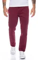 Rock Creek Herren Designer Chino Hose Regular Slim Chinohose RC-390 Bordo W31 L30