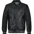 Cordon Sport Herren Lederjacke Sport Victoria super black M - Schwarz