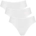 sloggi Tai-Slip 24/7 Microfibre (3er Pack) weiche Nähte, flache Abschlüsse, Microfaser, elastisch, moderner Look weiß 46