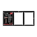 Ultra PRO 3-Card UV ONE-Touch Magnetic Holder – 35PT – Schwarzer Rand – für 3 Standardkarten 2,5" x 3,5" – Magnetverschluss – UV-Schutz – Kartenhalter mit Aufhänger für Hoch- & Querformat
