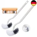 2 Pack Toilettenbürste, Klobürste mit randreiniger, Upgrade WC Bürste, Kl