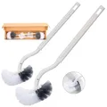 Toilettenbürste 2er Pack Klobürste Reinigung Bürste mit langem Stiel