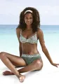 Bikini-Hose "Sansa", mit Umschlagbund, Gr. 38 - N-Gr, oliv-bedruckt N-Gr
