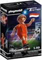 PLAYMOBIL Sports & Action 71130 Fußballspieler Niederlande, mit Kickfunktion und
