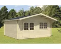 Gartenhaus Outdoor Life Spiekeroog 2 inkl. Vordach, Fußboden 522,2 x 530 cm natu