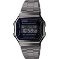 Casio Herren Digital Quarz Uhr Edelstahl Armband A168WEGG-1BEF