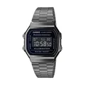Herrenuhr Casio A168WEGG-1BEF Schwarz Silberfarben [Ø 36 mm] [Ø 38 mm]