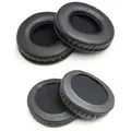 Ohrpolster für Kopfhörer Beyerdynamic DT880 DT990 DT770 Pro Schwarz Leder 1 Paar - Schwarz