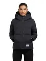 khujo Damen Winterjacke warme Steppjacke mit hohem Kragen und großer Kapuze Liev-YM Dark Navy Gr. XXL