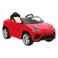 Rastar Ride On Elektroauto Lamborghini Urus rot für Kinder bis 30 Kg fahrbar