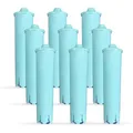Comedes Wasserfilter 9er Set einsetzbar statt Jura Claris Blue, Zubehör für einsetzbar statt Jura Claris Blue 71311, Jura Claris Blue 71312, Jura Claris Blue 67007, passend für die Jura Impressa, ENA Micro,ENA, Giga