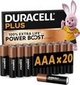 Duracell Plus Power Boost Micro AAA -Batterie Alkali-Mangan 1.5 V 20 St. (151282)
