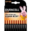 DURACELL Batterien PLUS Alkali-Mangan Micro AAA 1,5 V, 20 St.