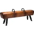 KARE DESIGN Bank Gym Gabby 79526 Leder Braun