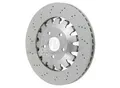 SHW PERFORMANCE Bremsscheibe afx41521 Vorderachse gelocht/genoppt 370mm 32mm für Audi
