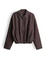 OPUS Blusenblazer Jelani coffee bean