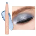 Oulac Lidschatten Blau Wasserdicht, Drehbarer Lidschatten-Stift Hält 24 Stunden+, Metallic Finish, Vegan 3.6g (18) Careless Whisper