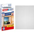 tesa Insektenschutz COMFORT für Fenster, mit Klettband, selbstklebend, ohne Bohren (100 x 100 cm) (55667-00021-00)