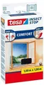 Fliegengitter für Fenster tesa Insect Stop Comfort ohne Bohren anthrazit 100x100