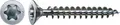 SPAX Universalschraube Senkkopf T-STAR plus - Vollgewinde - WIROX A3J - 5 x 20 mm