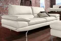 CALIA ITALIA 3-Sitzer Dave, italienisches Design, erstklassiger Sitzkomfort, Breite 221cm, in zwei Lederqualitäten und toller Detailverarbeitung