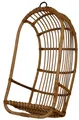 Hängesessel/ Hängeschaukel aus ungeschältem Natur-Rattan (naturbelassen)
