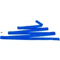 Gymnastikband Tanzband Turnband Rhythmikband Wirbelband Schwungband mit Stab 5 m, Blau
