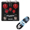 NUX  NDR-5 Effektgerät Atlantic Delay und Reverb-Pedal mit Gitarrenkabel
