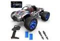 Esun RC-Auto Ferngesteuertes Auto 1/14, 35+KM/H RC Auto mit Lichtern, Monstertruck (SET, 2.4GHz Ferngesteuerter Monstertruck), mit 2 Akku 30 Minuten, 2.4GHz RC Auto Offroad