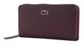 LACOSTE Zip Wallet L Geldbörse Winetasting violett Neu